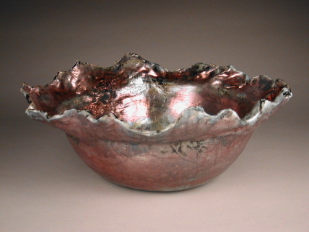 Raku pottery by Mary Howe